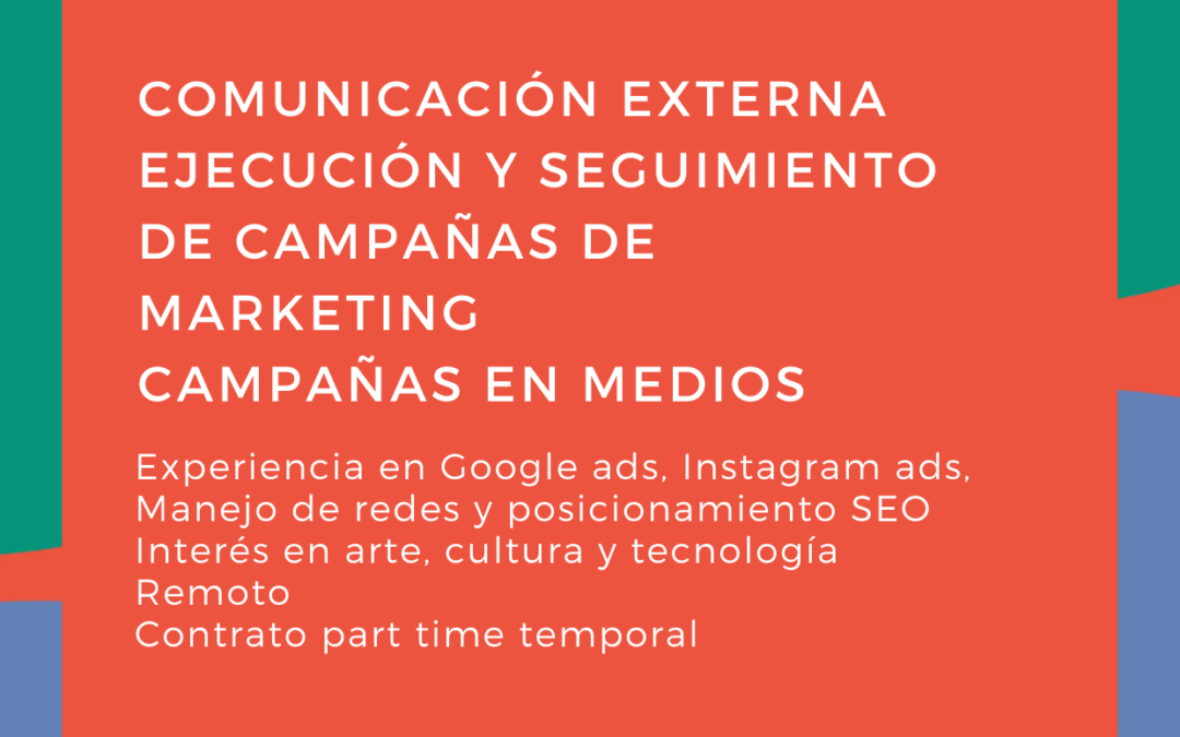 SUMATE AL TEAM MIGRARTE COORDINANDO ÁREA DE COMUNICACIÓN