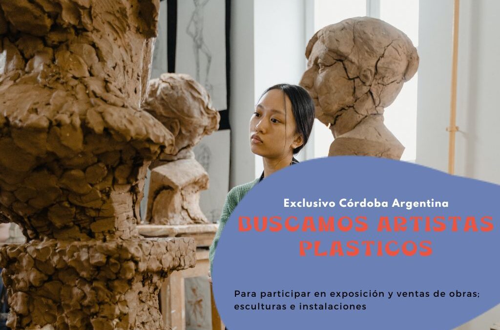 Muestra y venta de esculturas e intervenciones en espacio de coworking (exclusivo Córdoba, Argentina)