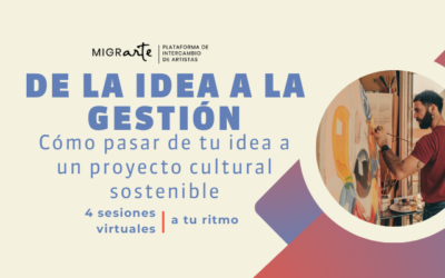 De la idea artística a la gestión hay un montón de pasos.