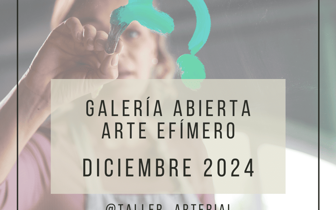 Convocatoria Exposición colaborativa Arte efímero de adviento