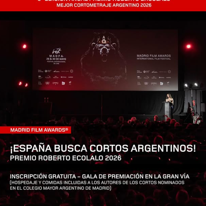 Premio Roberto Ercolalo 2026 – Cortometrajes Argentinos (MADFA)