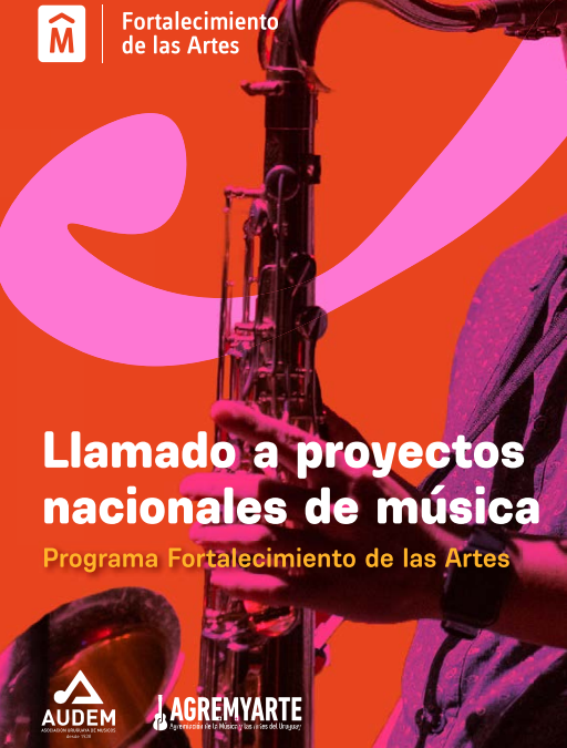 Llamado a proyectos nacionales de música 2026 (Uruguay)
